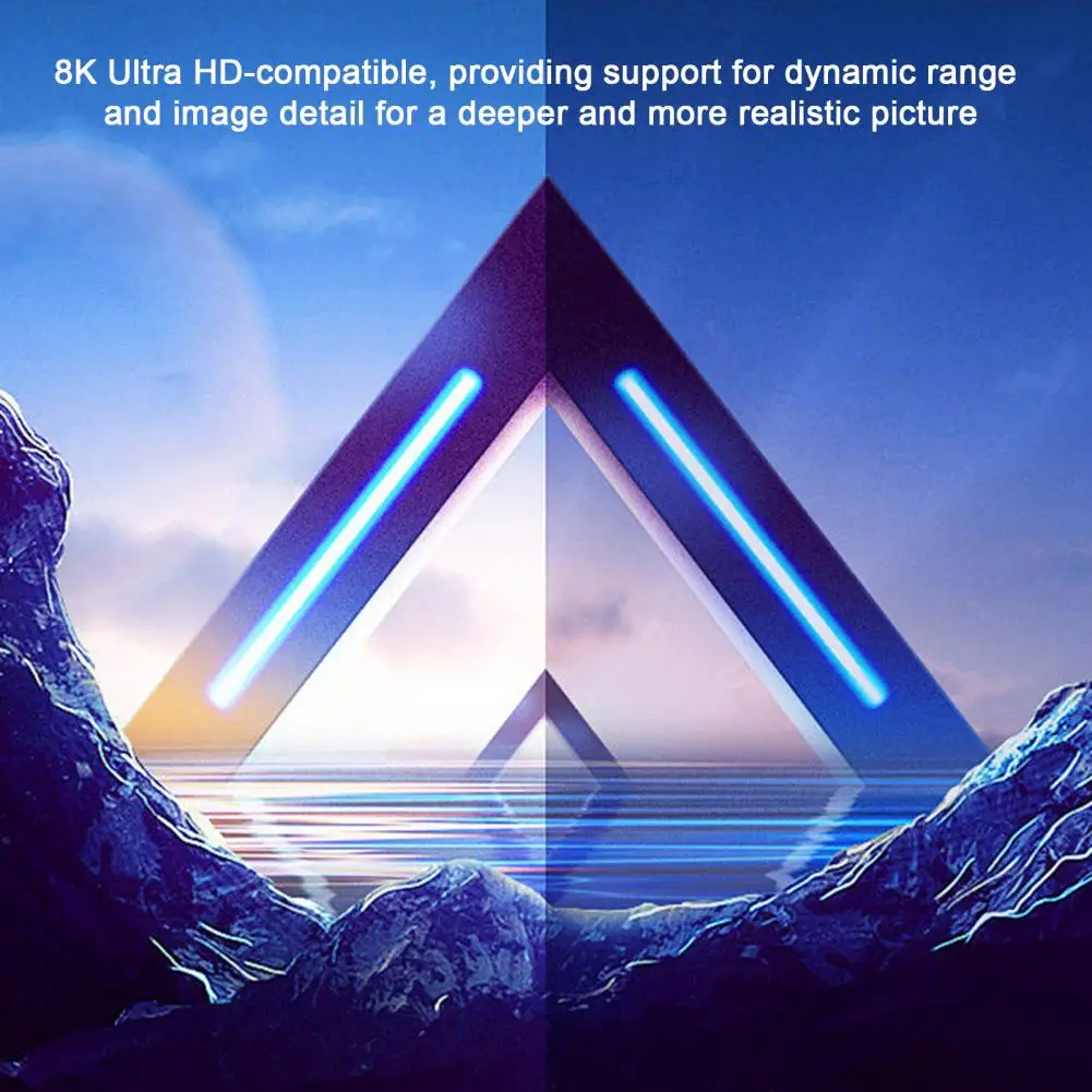 Adattatore da maschio a femmina compatibile Hdmi Ultra-trasparente 8k con indicatore luminoso supporto Uhs2.1 4k compatibile con Hdmi 2.1 femmina