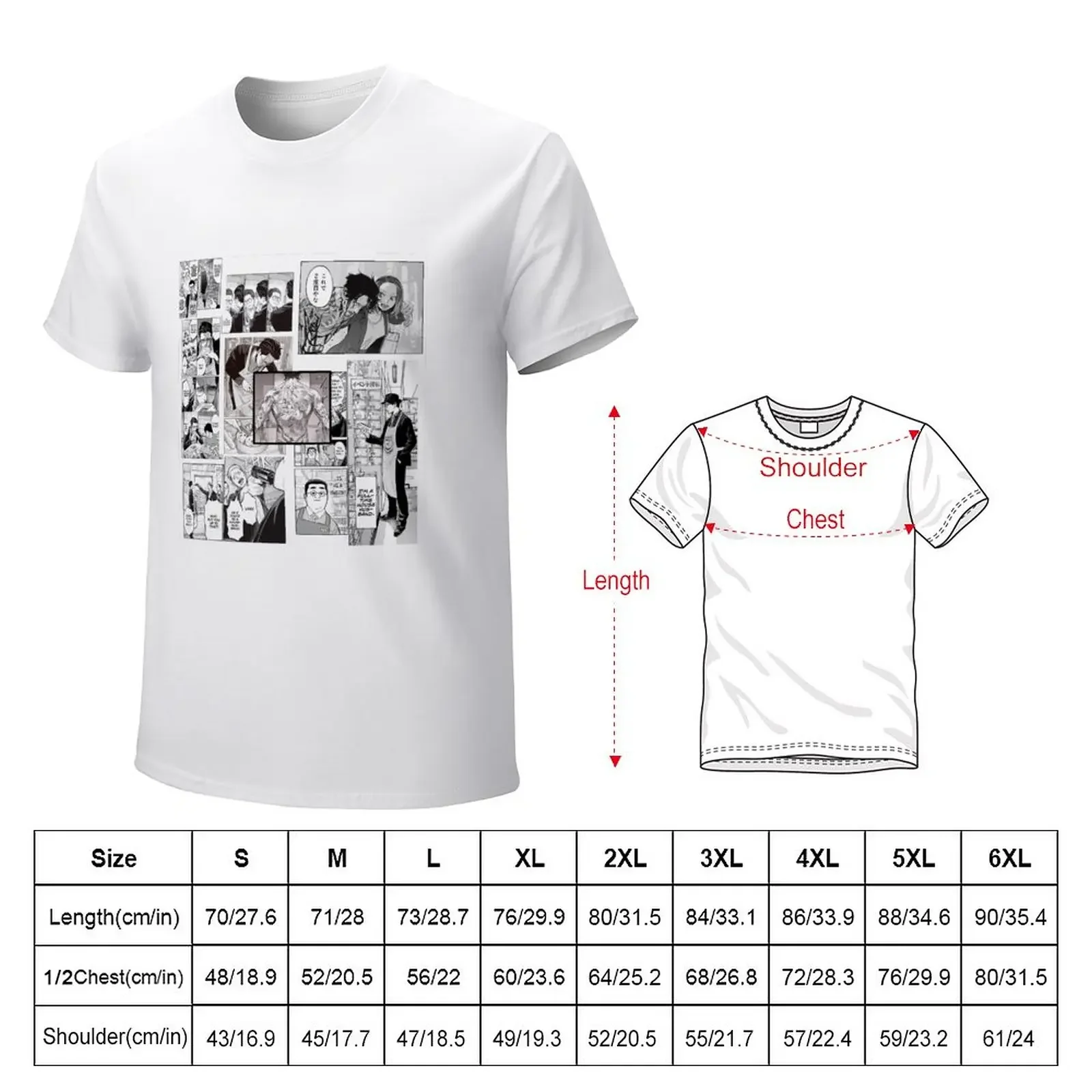 The Way of the Househusband Anime T-Shirt Blouse korean fashion summer clothes blanks fruit of the loom mens t shirts