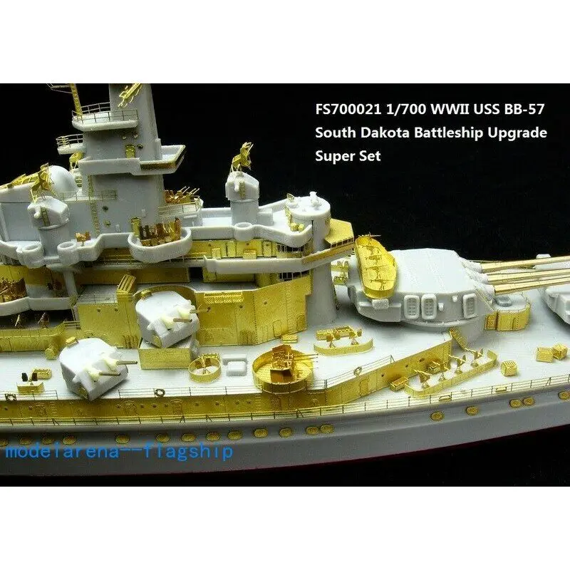 Fivestar PE 1/700 WWII BB-57 South Dakota Battleship (for Trumpeter) FS700021