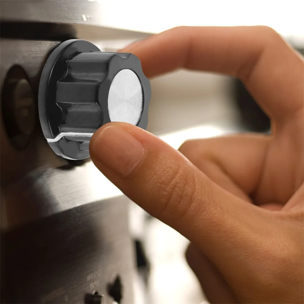 

20 pcs Rotary Control Knob Shaft Potentiometer 360 Degree Volume Insert Adjustable Button Dustproof Sturdy Guitar