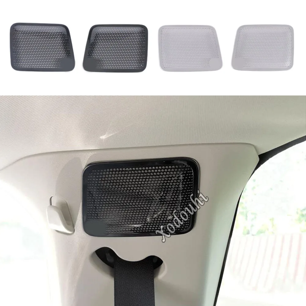 

For Ford Explorer U625 2019 2020 2021 Car Cover Trim Stereo Inner Rear Door Upside Audio Speak Frame Ring Round Vent Sticker