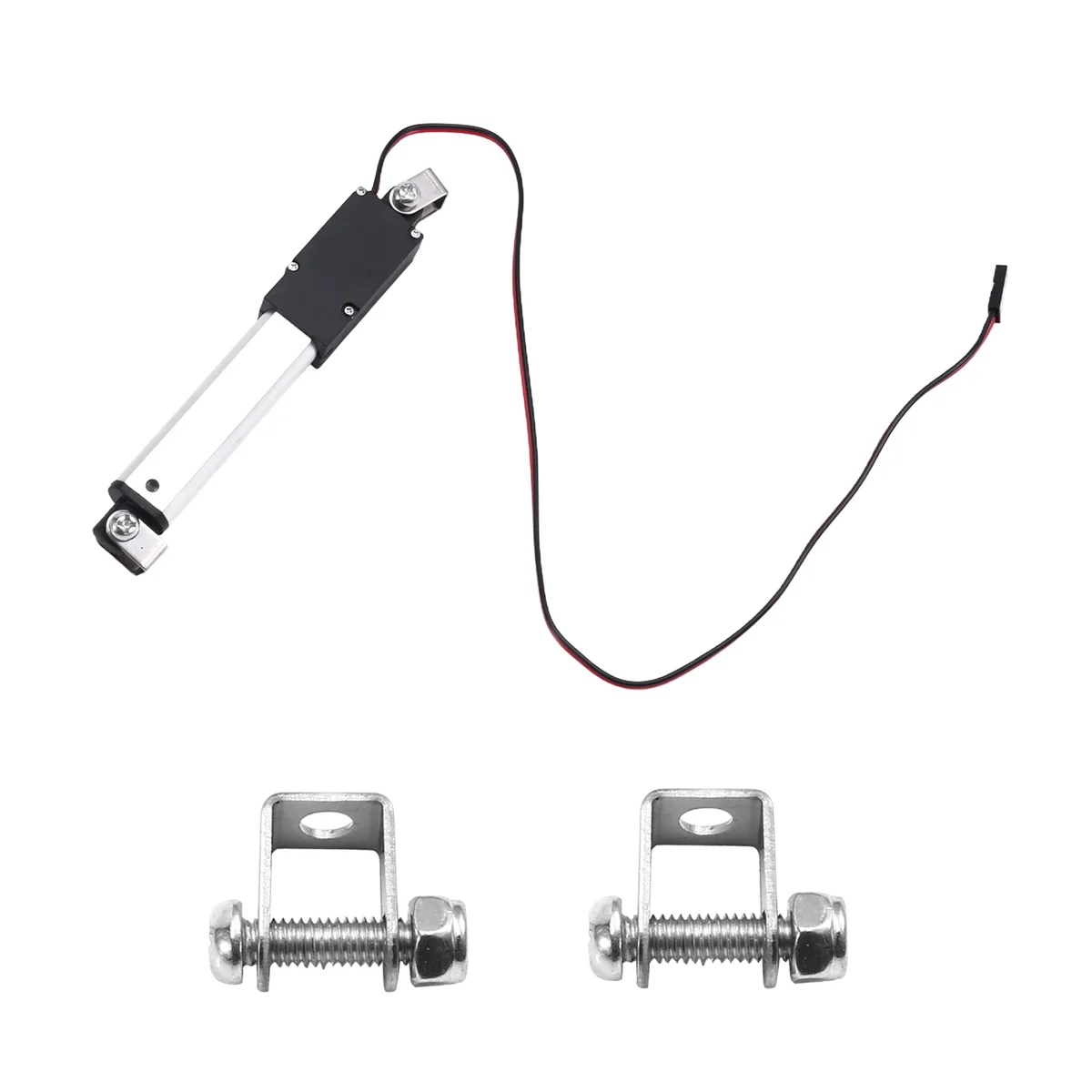 DQ2G マイクロタイプリニアアクチュエーター、2 インチストローク、30N/6.75lb、速度 30mm/S ミニ電気防水アクチュエーターモーターリニアアクチュエーター 12V