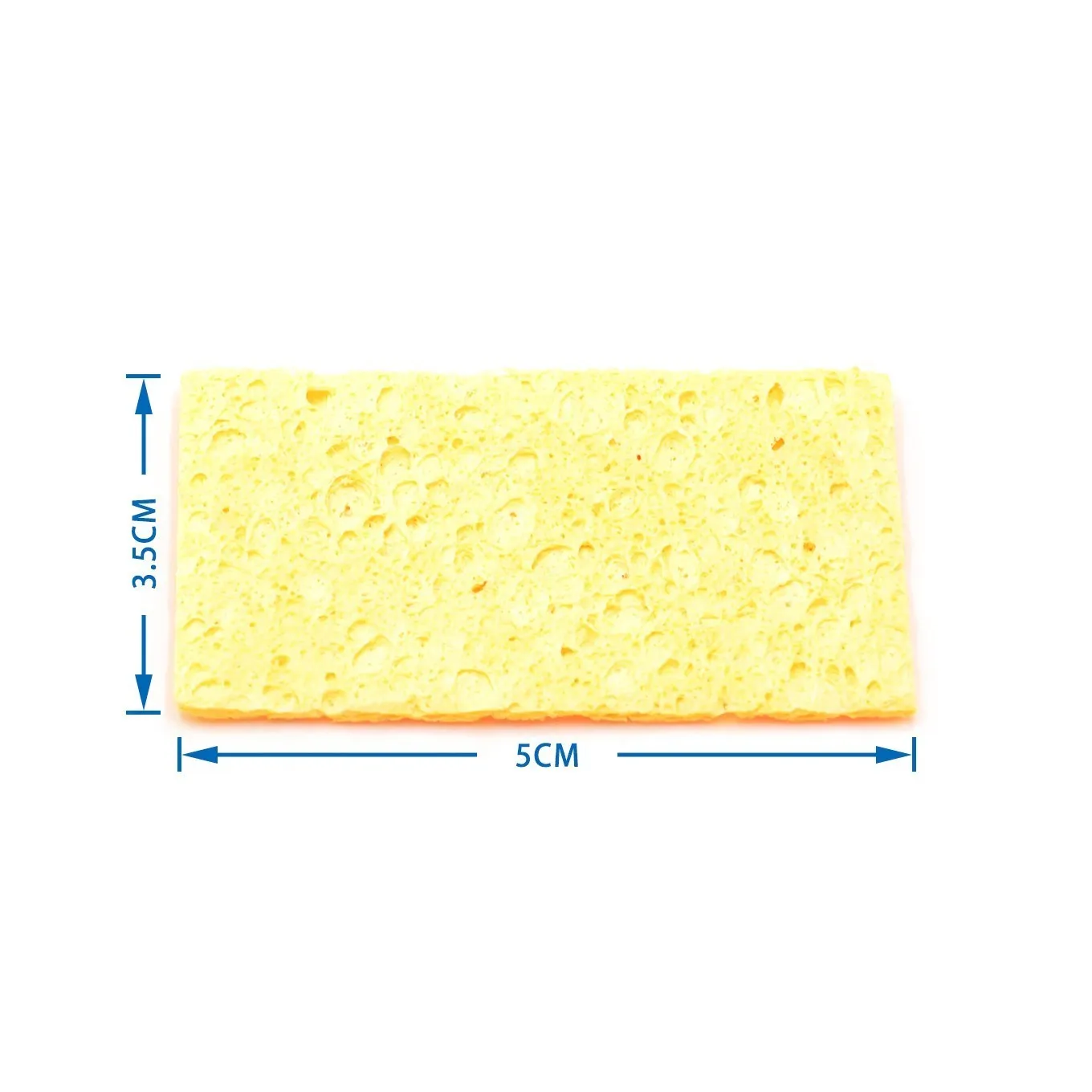 10Pcs Yellow blue Cleaning Sponge Cleaner for Enduring Electric Welding Soldering Iron