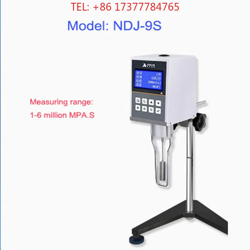 NDJ-8 S NDJ-5 S NDJ-9 S Rotary Digital Viscometer Viscosity Tester 10~6000000 MPA.s Viscometer with Temperature Sensor