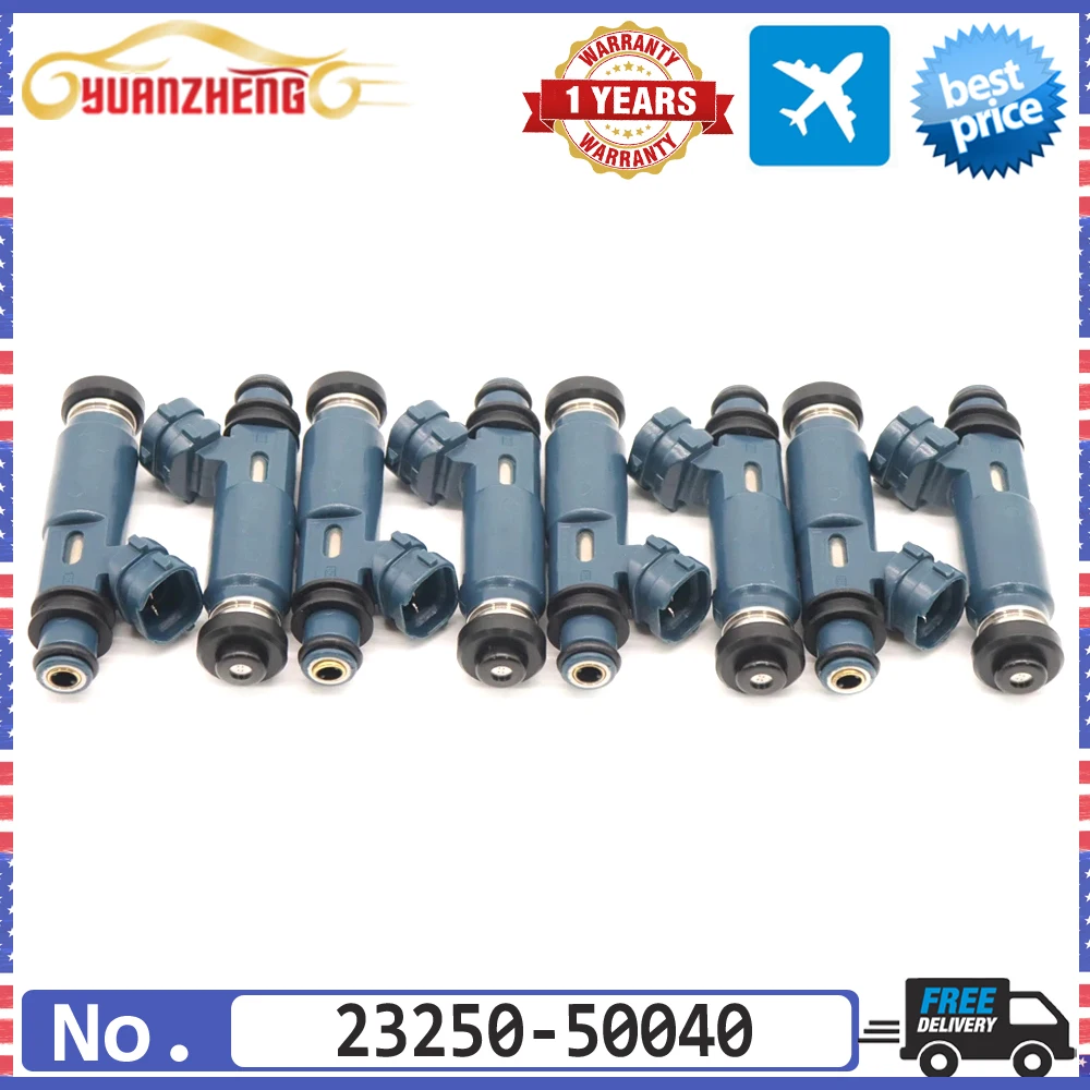 

8x новая 23250-50040 топливная форсунка для Toyota Land Cruiser 4Runner Tundra Sequoia для Lexus LX470 GX470 4,7L 1998-2005