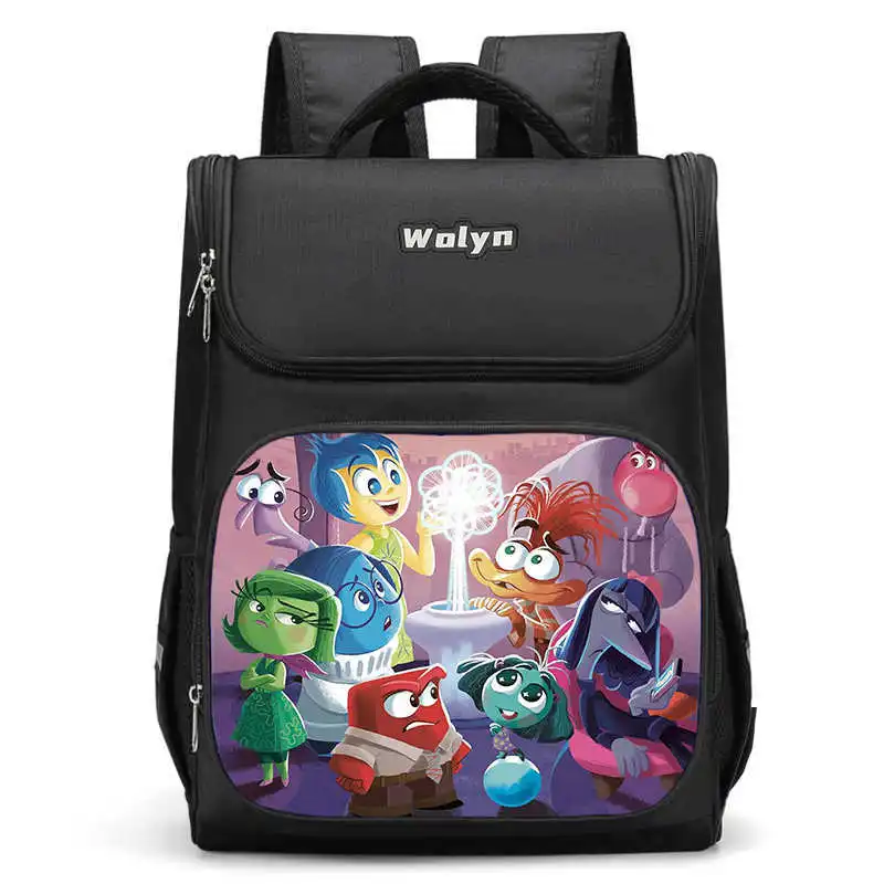 Inside Out 2 Anime Critters Large Children Backpack School Bag for Boy Girls High Quality Kids Bag Durable and Multi Compartment