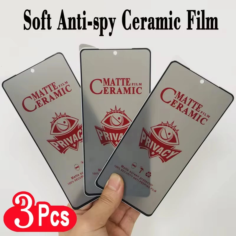 

1-3PCS Ceramic Privacy Screen Protector for Samsung S25 S24 Ultra S23 Plus A56 A36 A26 A15 A13 A35 A34 A33 A55 A54 A53 A52 A25