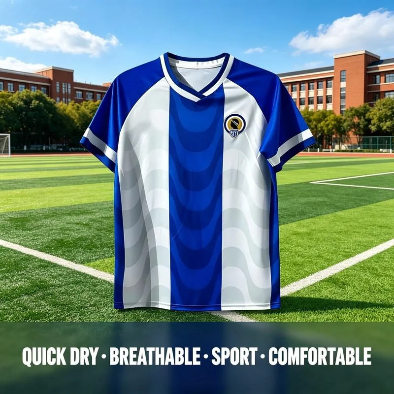 Fußballtrikot der Saison 26-27, Verein Hércules, Vier-Jahreszeiten-Trikot, Herren- und Damen-Sport-T-Shirt, atmungsaktiv, schnelltrocknend, Eltern-Kind – Detail 2