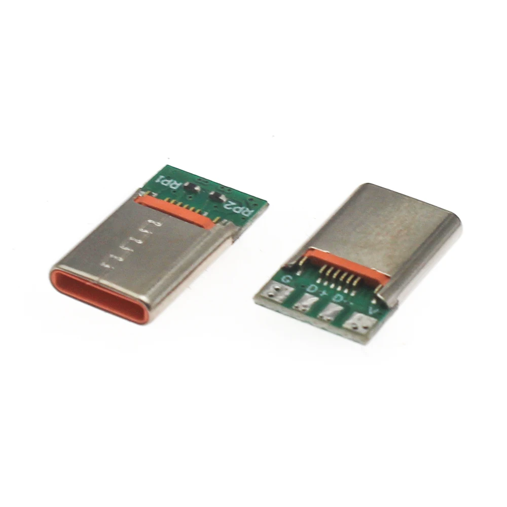 10 sztuk/partia usb typ c 16pin męskie złącza 3A/5A Jack ogon usb wtyk męski zaciski elektryczne spawanie DIY akcesoria do kabli danych — zdjęcie 3