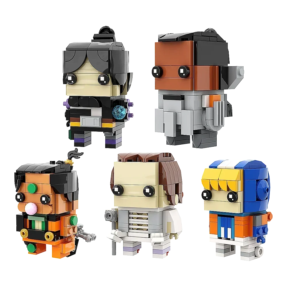 

Gobrick MOC Apex legends ролевые гибралтары Loba Rampart Wattson Wraith кирпичи игра модель игрока ролевые строительные блоки игрушки подарок