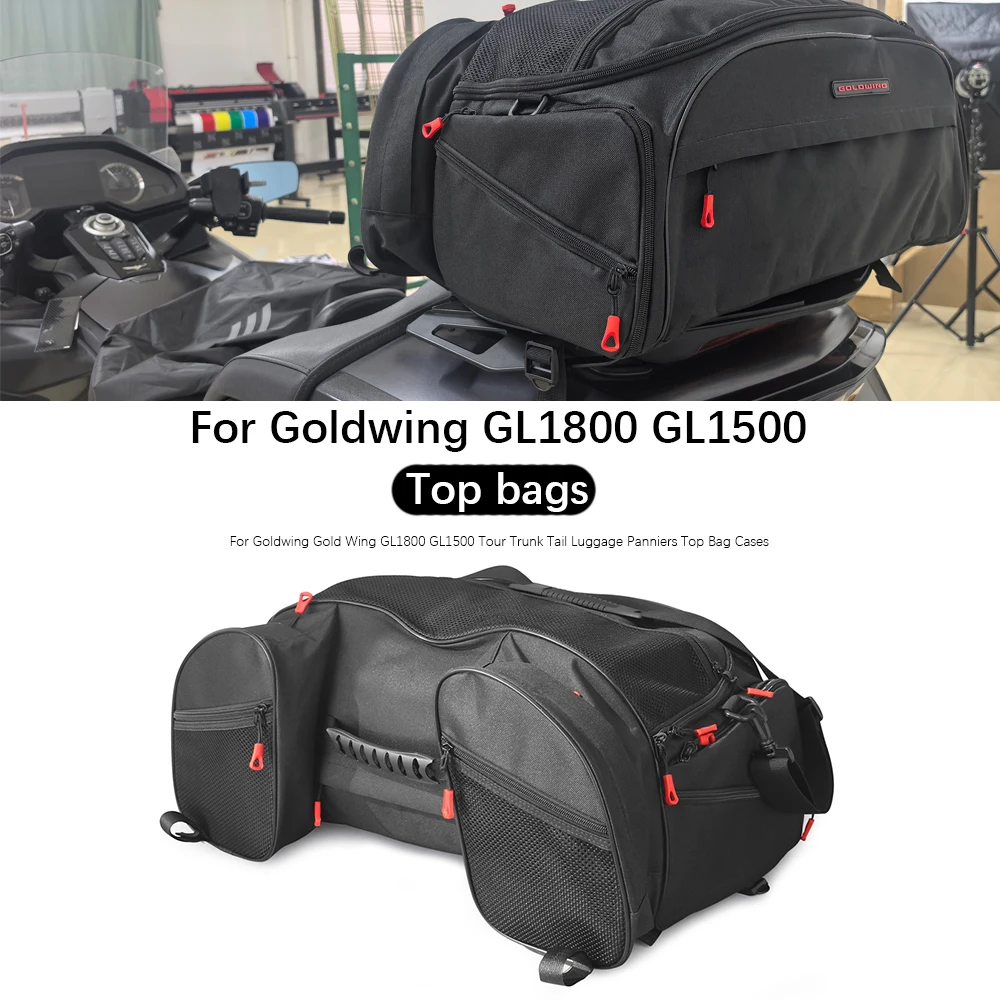 

Motorcycle For Goldwing Gold Wing GL1800 GL 1800 GL1500 GL 1500 Accessories Tour Trunk Tail Luggage Panniers Top Bag Cases