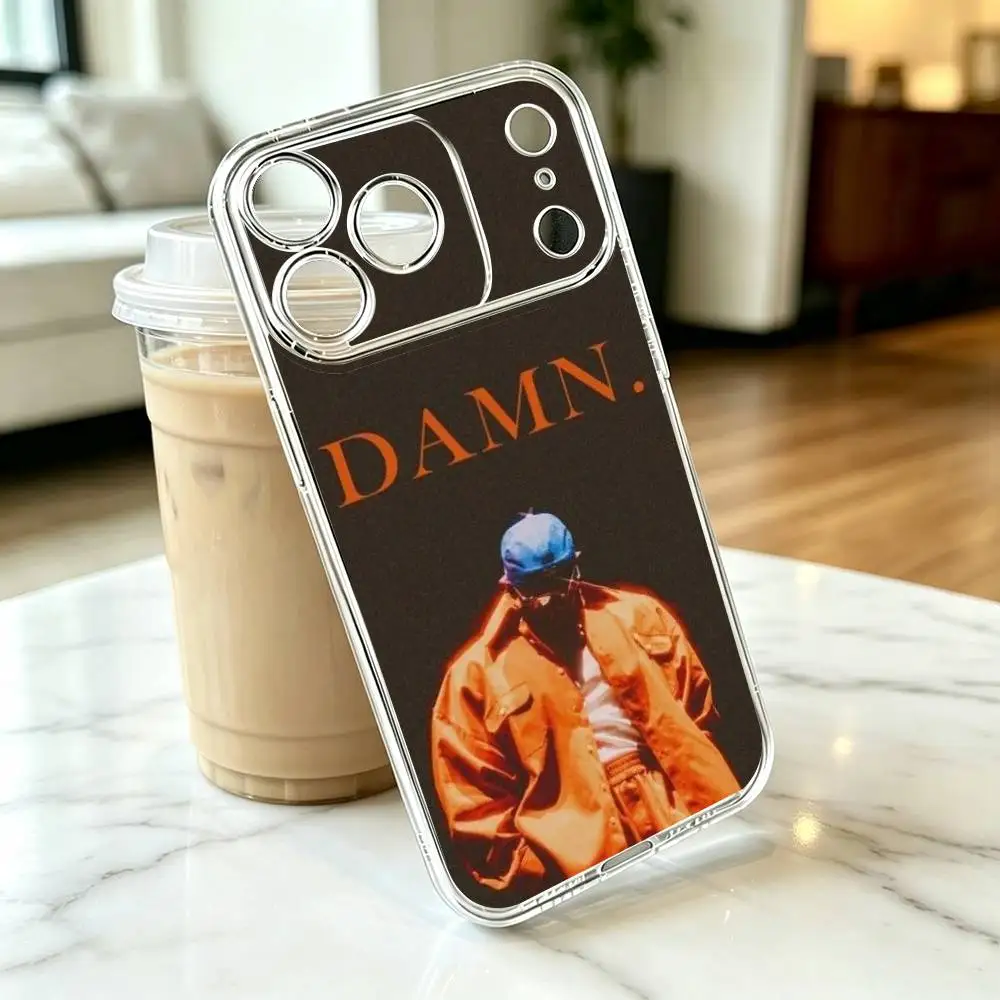 Kendrick Lamar Rapper-R  Phone Case For iPhone 17 16 15 14 13 12 11 Mini Pro Max Plus Transparent Cove Gift