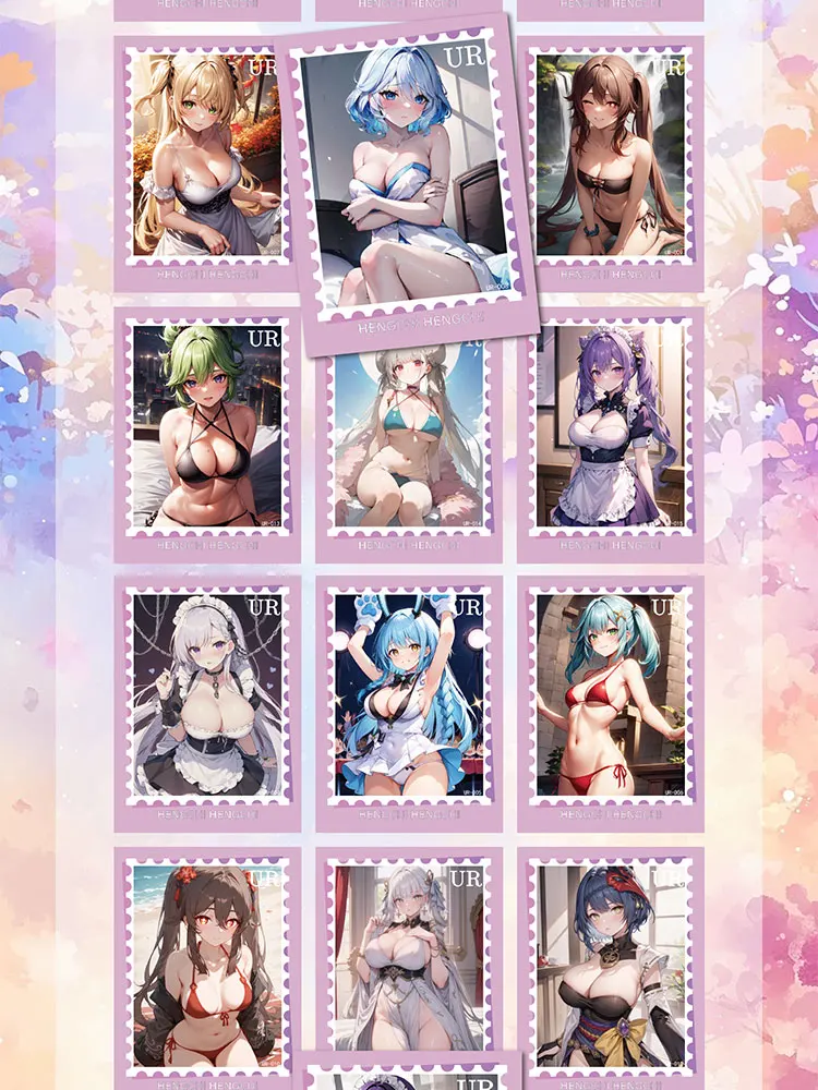 Nuovo Witch Card Club "HMPH HUM" Wave 2 Carte della storia della dea Waifu Box CCG ACG Costume da bagno Bikini Festa Doujin Giocattoli e hobby Regalo