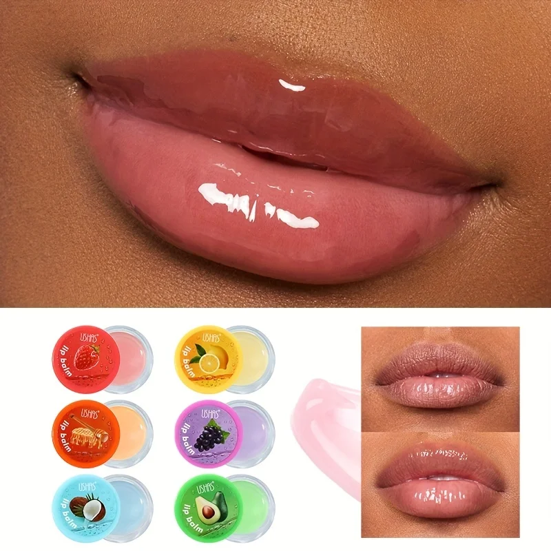 Frucht geschmack Lippen balsam natürliche wasserdichte feuchtigkeit spendende Anti-Cracking erfrischende nicht klebrige pflegende Lippen pflege Make-up Lip gloss