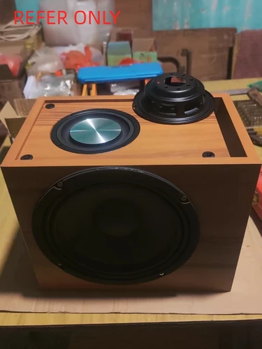 Imagen 2 del producto GHXAMP 4 pulgadas 116mm patrón de CD radiador de graves placa de diafragma pasivo accesorios de Audio DIY 2 uds (no un altavoz)