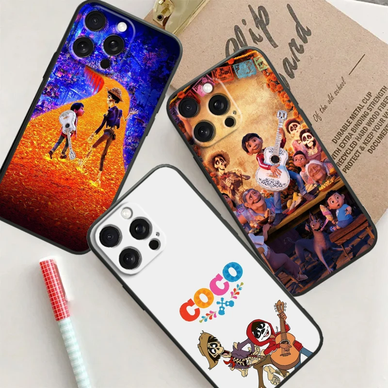 Dream Hunting Journey Disney For iPhone 15 14 13 12 11 XS XR X 8 7 SE Pro Max Plus Mini Black Soft Phone Case