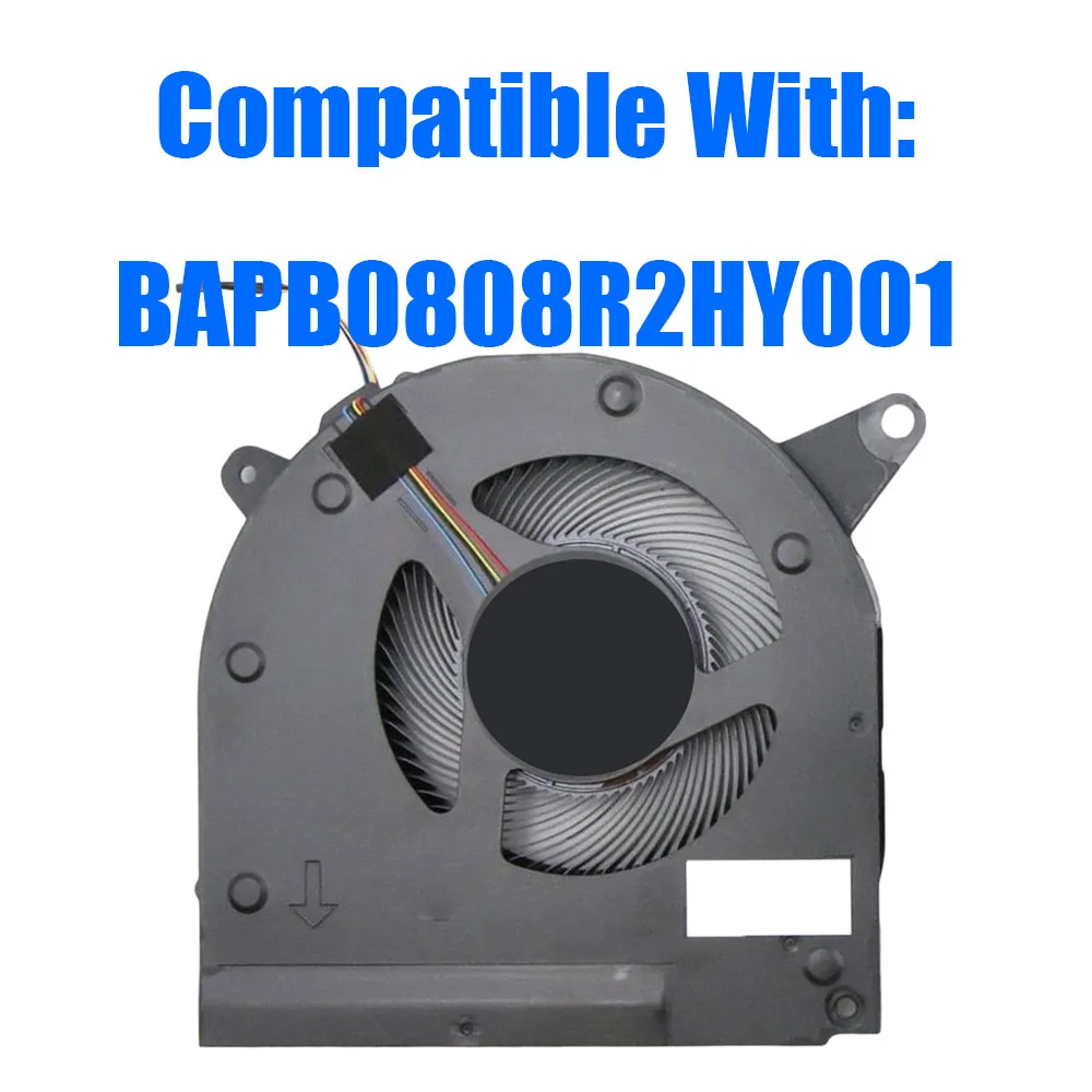 Compatible With:BAPB0808R2HY001 BAPC0808R2HY001 DC12V Replacement Laptop CPU+GPU Fan