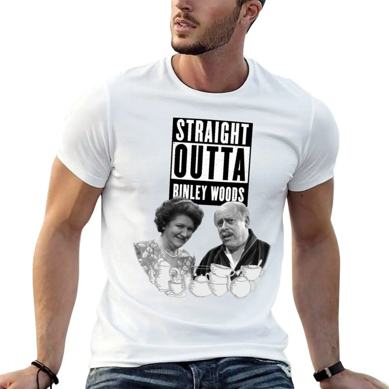Straight Outta Keeping Up Appearances T-Shirt t shirt man luxury man t shirt heavy cotton man t shirt summer T-shirt