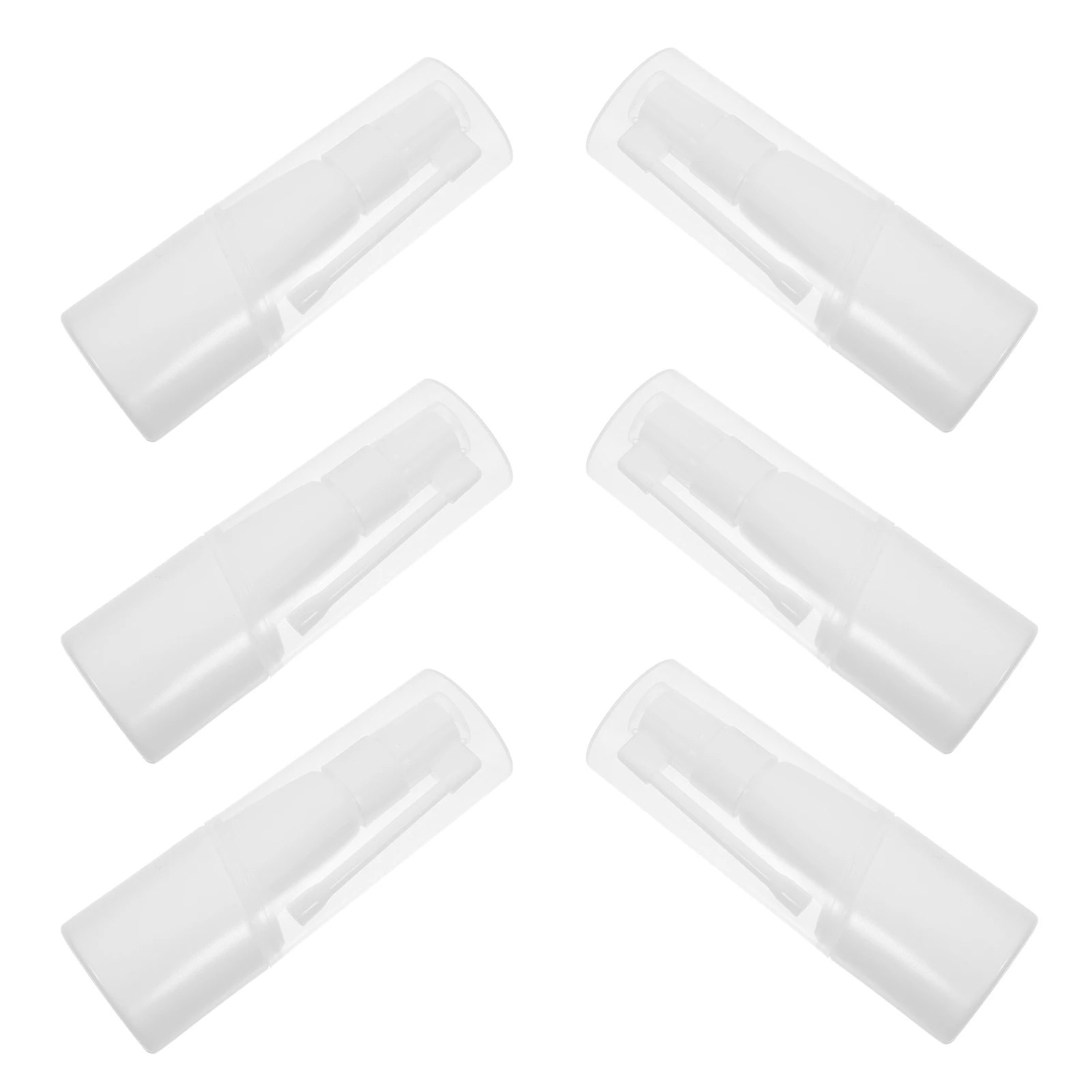 

10pcs 50ml White Empty Nasal Spray Bottle Small Travel Plastic Fine Long Lasting Tight Seal Portable Massage Tools Accessories