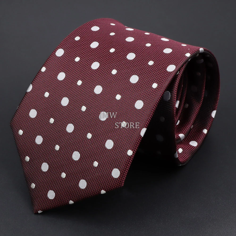 New Design Wedding Men Tie Solid Striped Paisley Dots Flower Neckties Men Business Dropshipping Groom Collar Accessories Gift