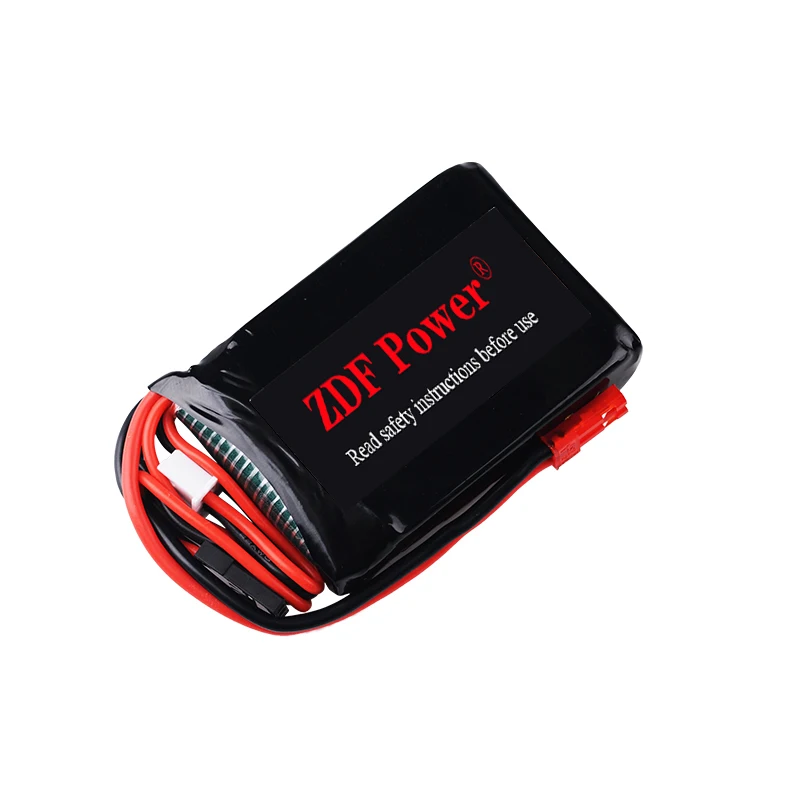 ZDF 1500mAh 6.6V 2S 2S1P LiFe Battery Pack with BBL1 Futaba 3P Plug for 14SG 4PLS T8J Remote Control