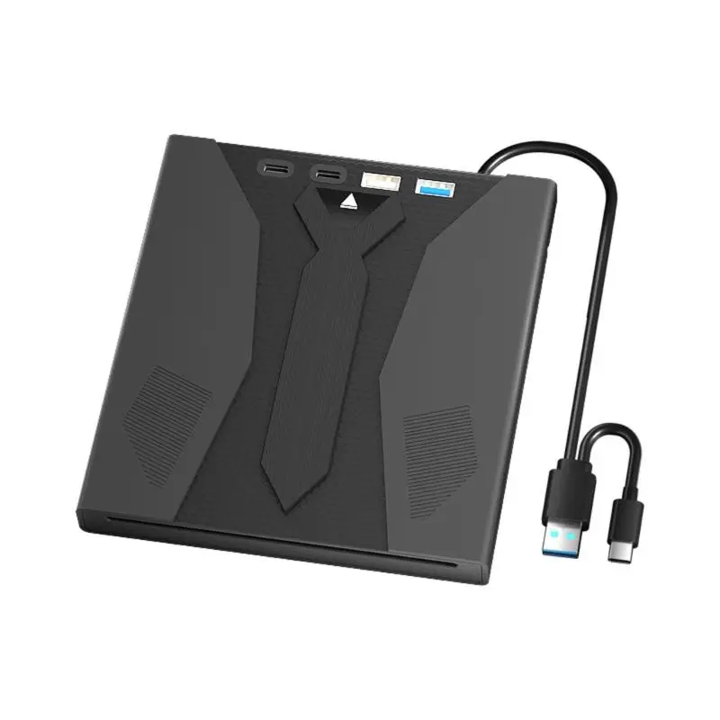 

31BA Более тонкий внешний привод DVD USB3.0 Тип C Загрузка внешнего оптического привода со слотом C