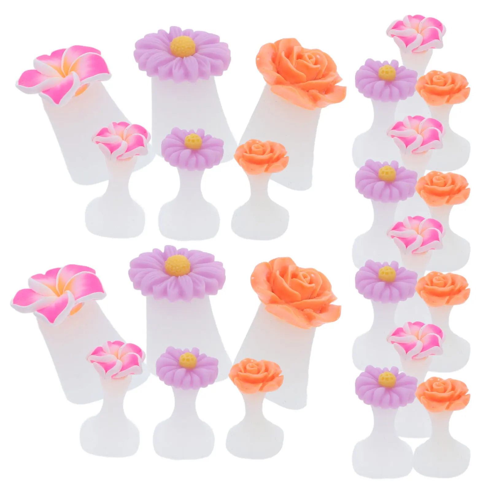 

Набор из 24 силиконовых разделителей для пальцев ног, профессиональный, точный, моющийся, многоразовый, для педикюра, для дома и салона