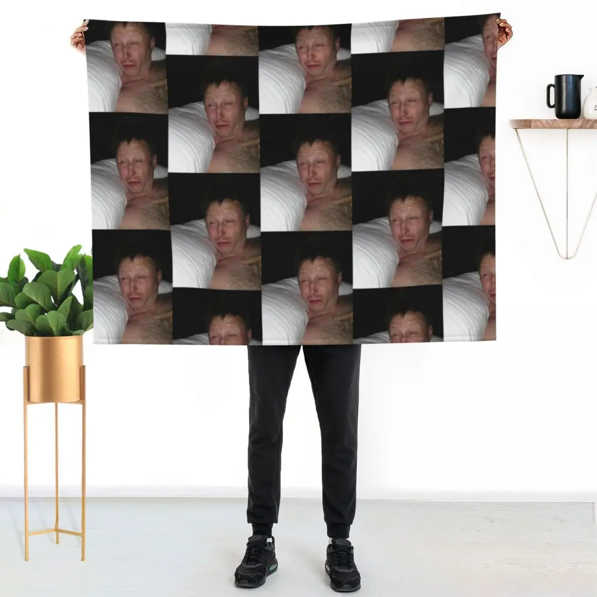 Limmy waking up Throw Blanket Luxury Brand Decorative Sofas Extra Large Throw Decoratives Baby valentine gift ideas Blankets