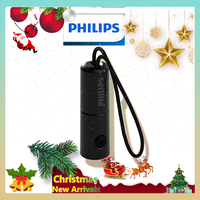Philips 1126 Flashlight Led Type-C Portable Flashlight EDC With 4 Lighting Modes For Self Defense Camping Torch Light