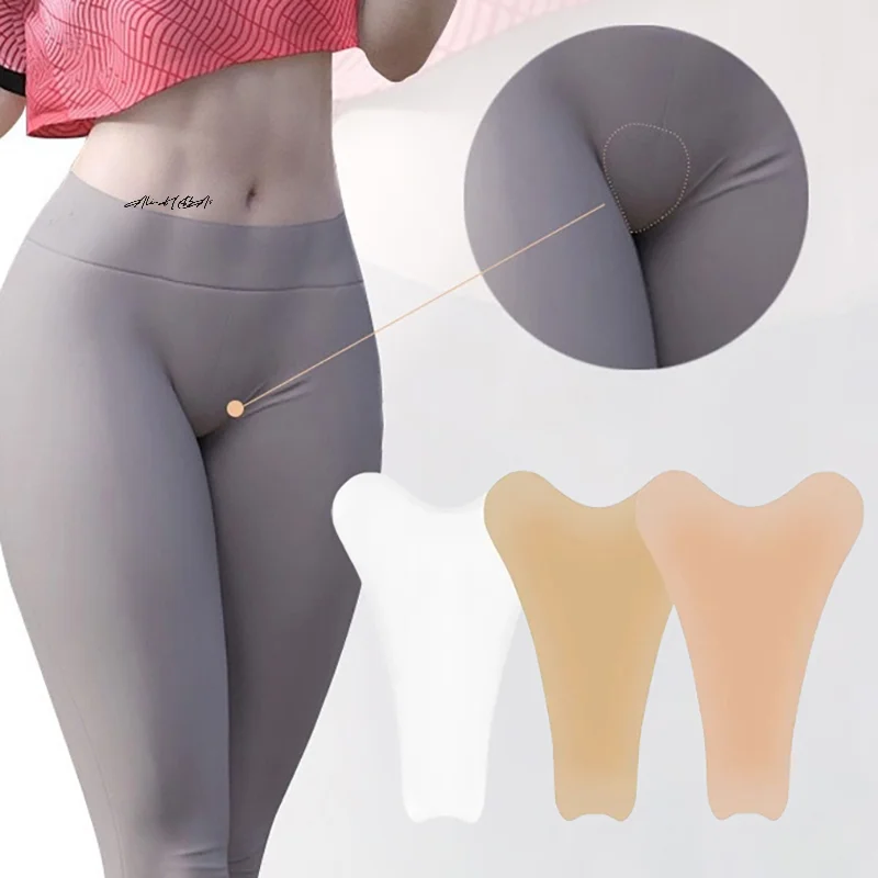 1Pcs Women's Panties Silicone Camel Toe Concealer For Women Cover Feminine Lines Vagina Traceless Invisible Adhesive Concealer