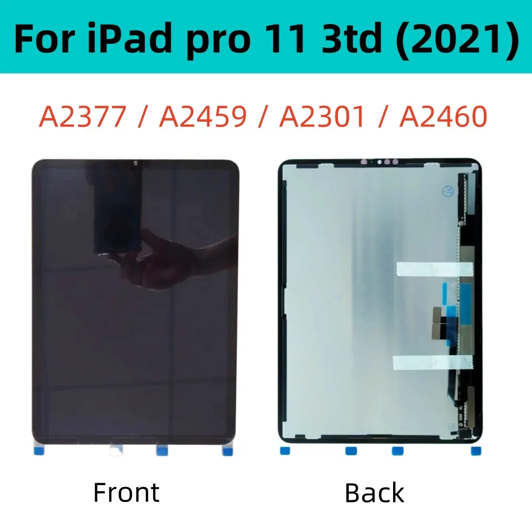 Aaa nova tela para ipad pro 11 pro11 3td (2021) a2377 a2460 a2459 a2301 display lcd de toque digitador assembléia substituição