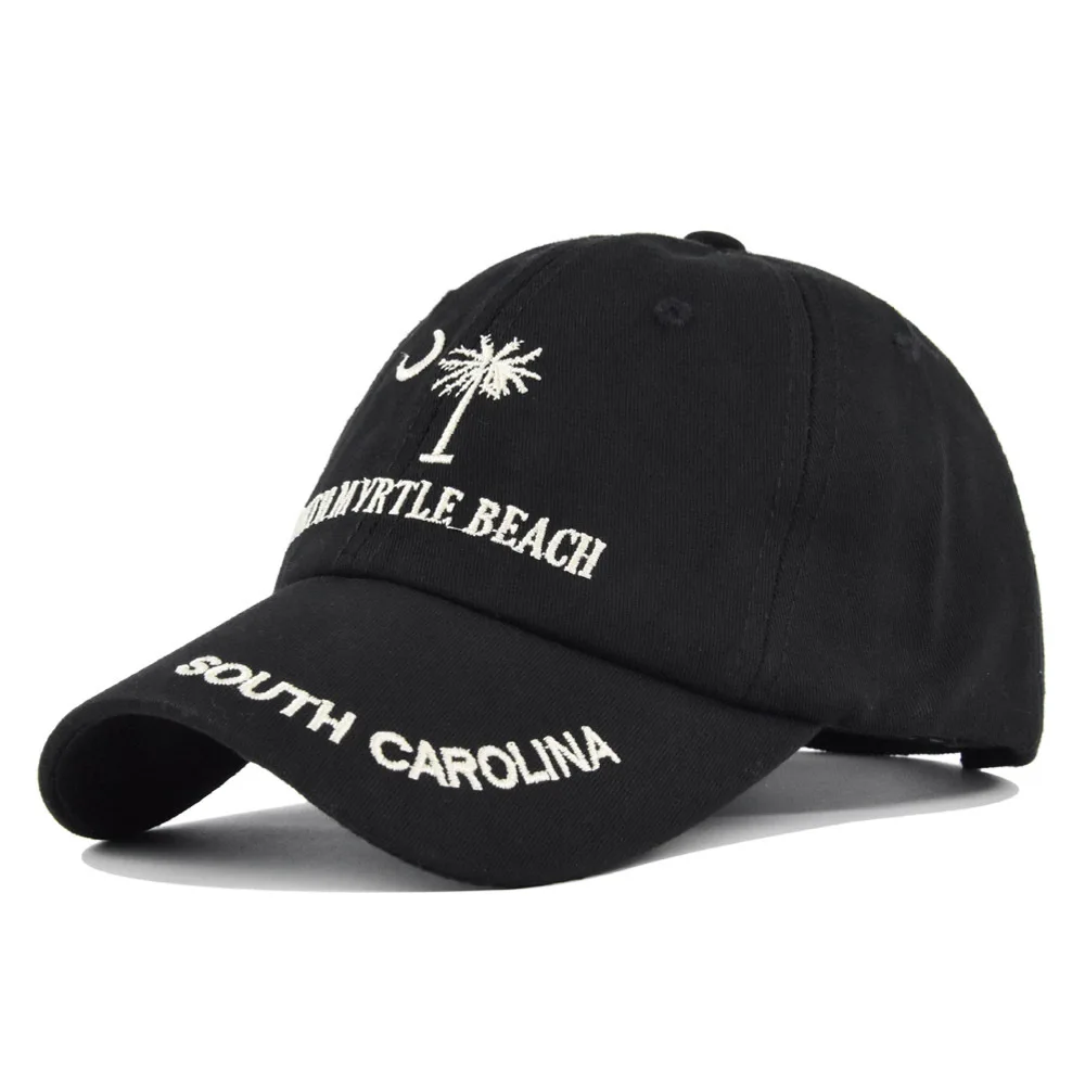 

Washed Cotton Golf Dad Hat South Carolina Baseball Cap Personalized Embroidered Sun Hat For Men And Women