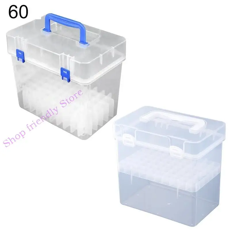 594a transparente Marker Storage Box Container Art Craft Tray Office Desk Organisation