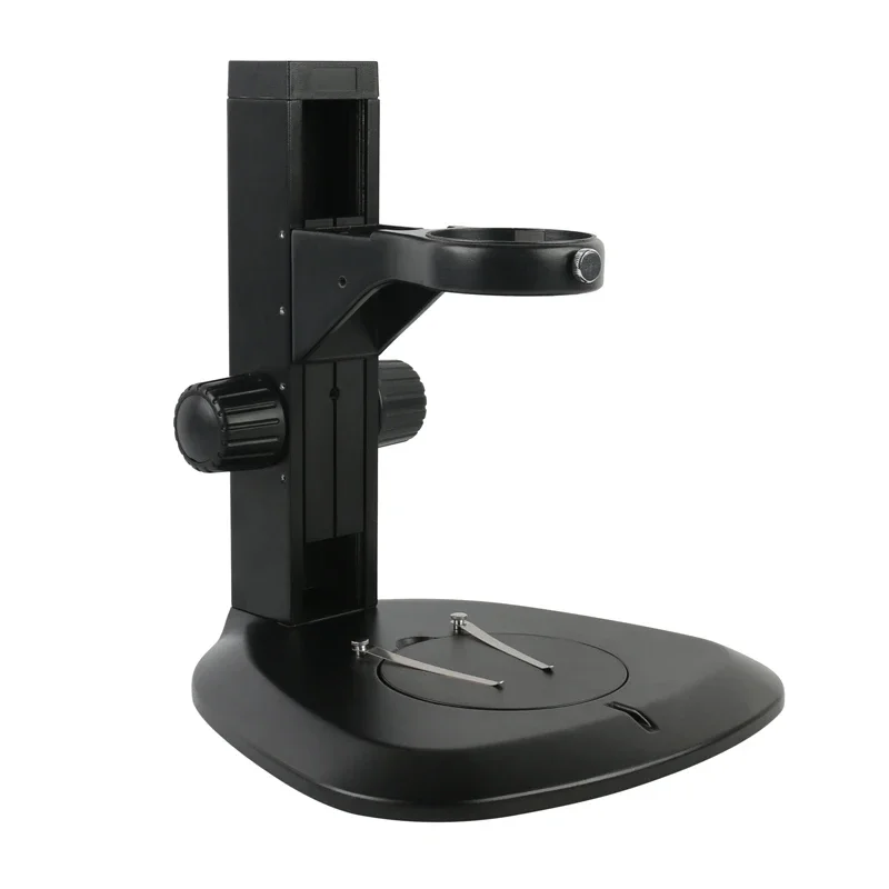 Long Vertical Travel Range Universal Stereo Microscope Table Stand Focusing Rack 76mm Diameter For Binocular Trinocular