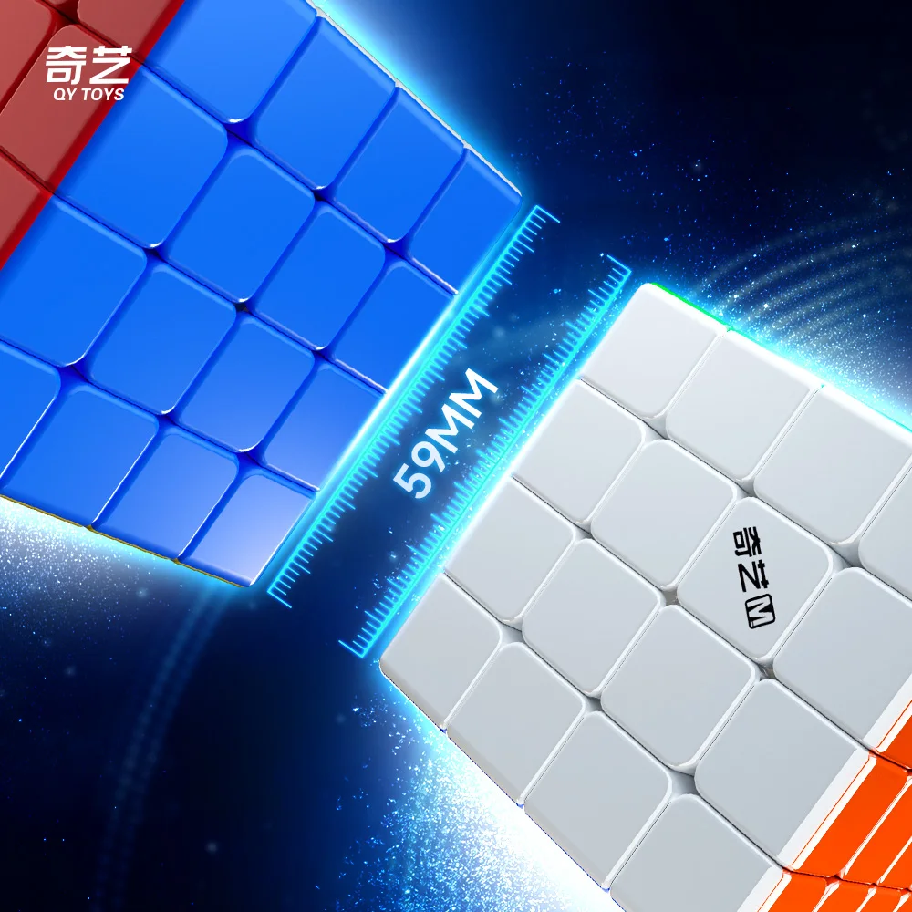 QiYi Zhanshen 2x2 3x3 4x4 مكعبات سحرية لغز السرعة بدون ملصقات ألعاب كوبو ماجيكو الاحترافية هدايا عيد الميلاد للأطفال #4