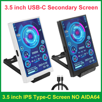 3.5 Inch Smart Display IPS USB-C Secondary Screen for Computer CPU GPU RAM HDD LCD USB Monitor With Holder Freely AIDA64