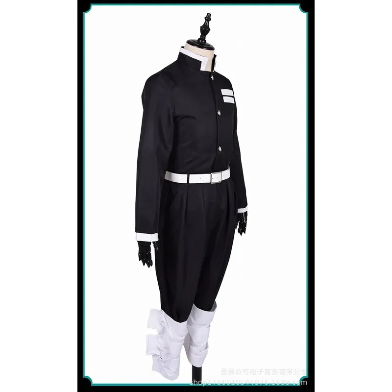 Kimetsu No Yaiba Tomioka Giyuu ملابس تنكرية ، إكسسوارات أنيمي ، زي بدلة ، أزياء شعر مستعار ، الكبار والأطفال ، هدية حفلة