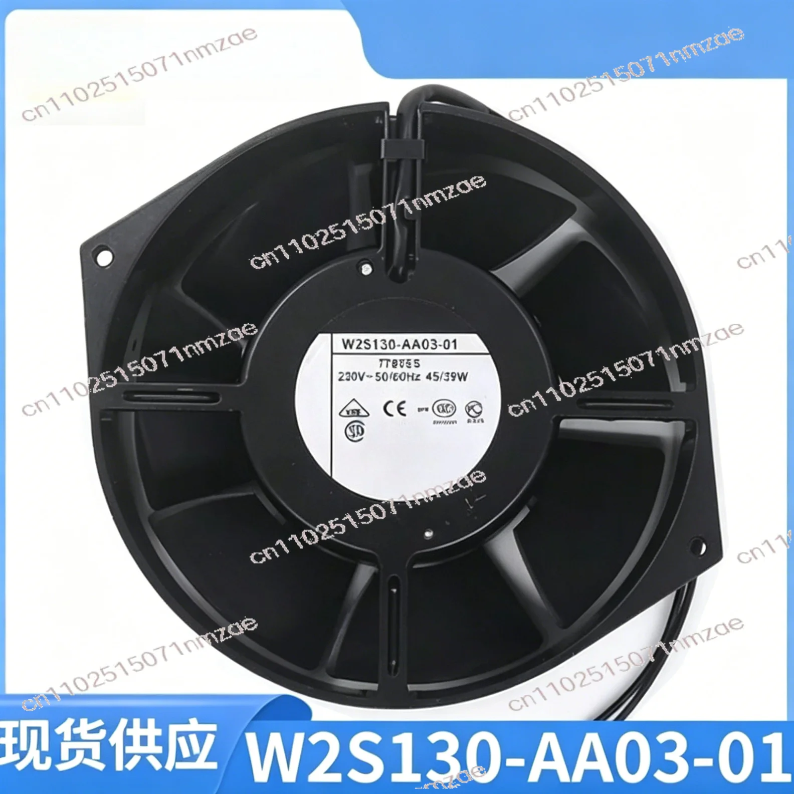 for V3F25 Elevator Accessories, AC Axial Fan W2S130-AA03-01 Elevator Inverter Cooling Fan – Replacement