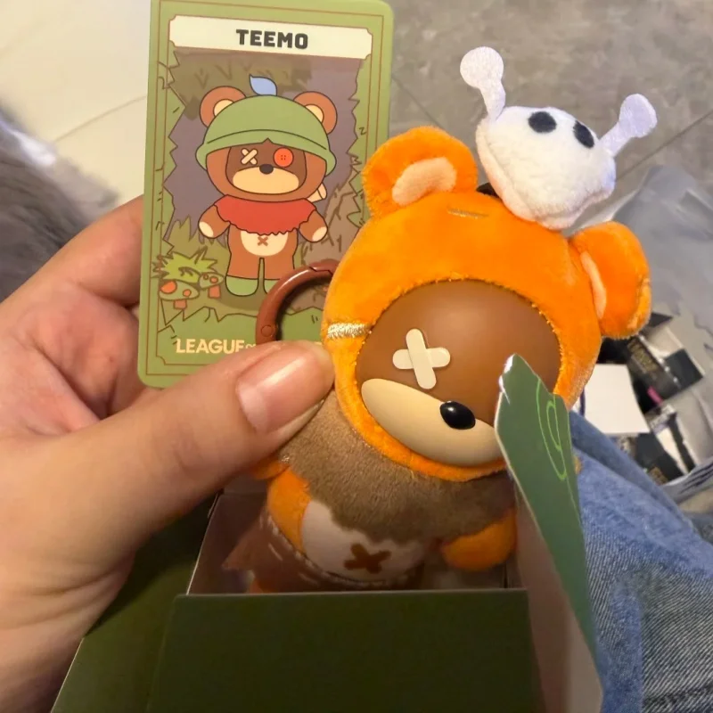 Original League Of Legends Tibbers Cosplay Series Blind Box Kawaii Keychain Decora Mystery Box Anime Figure Collection Kids Gift view 5
