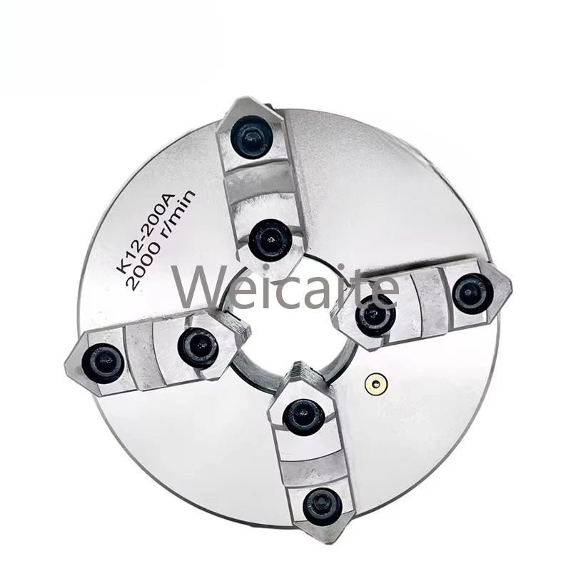 

200Mm Lathe Chuck 4-jaw Self-centering Chuck K12-200A with Reversible Claws Manual Type Scroll Chuck