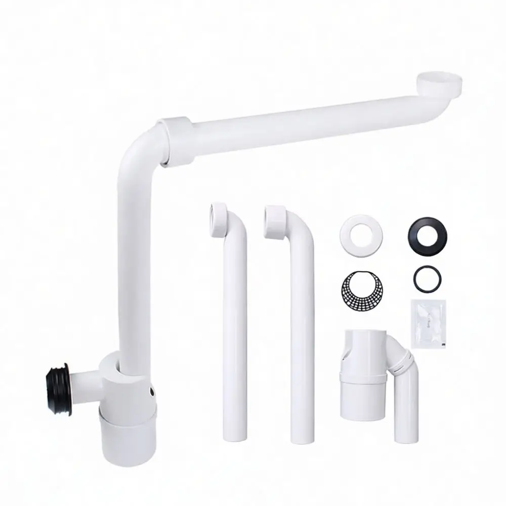 Flexible Wall Mount Drain Kit For Geberit Basin Sink P Trap Odor Proof Modern Bathroom Plumbing Connector