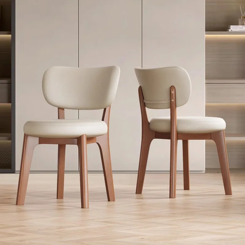 

Upholstered Metal Dining Chairs Nordic Kitchen Modern Leather Dining Chairs Sturdy Italian Eetkamerstoel Dining Room Furniture