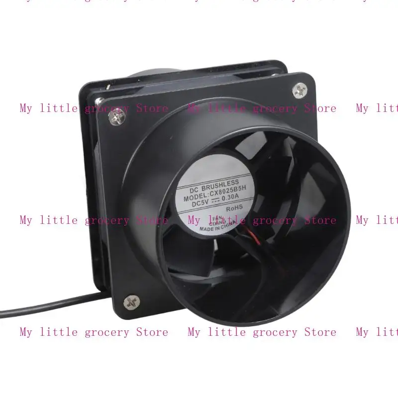 Picture 5: Low Noise 8025 USB Fan 75mm Duct Connection 3 Speed Settings Maintenance Less