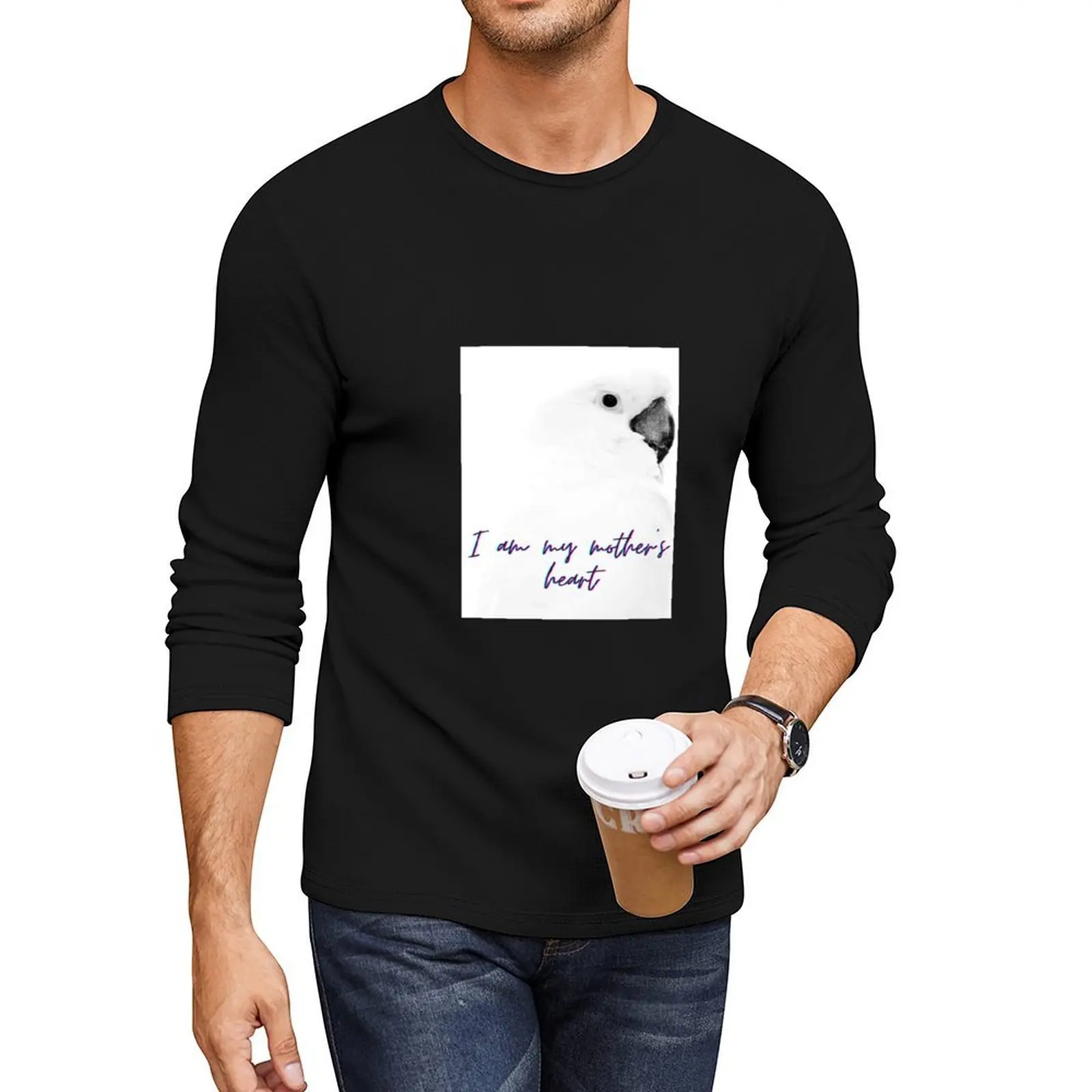 

I am my mother's heart Long T-Shirt funny t shirt funny t shirts korean fashion plus size tops mens funny t shirts