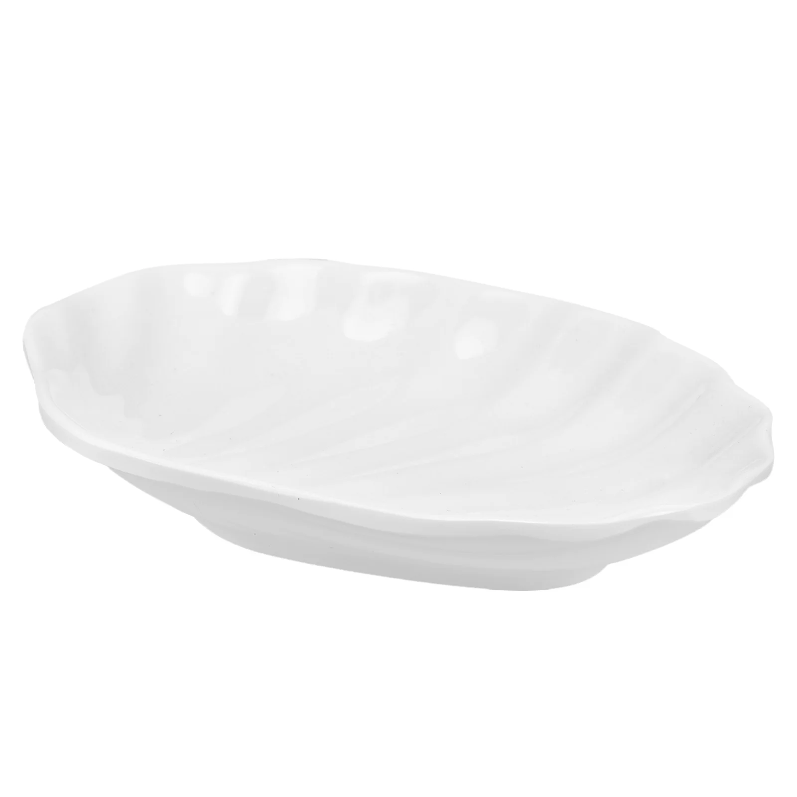 

Imitation Ceramic Seasoning Dish Versatile Serving Plate for Appetizers Sweets Candies Material Suitable Various