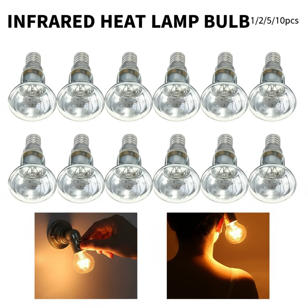 E14 Cap SES 25W Replacement Lava Lamp Spotlight Screw In Reflector Bulbs Spot Light Clear Bulb Light Incandescent