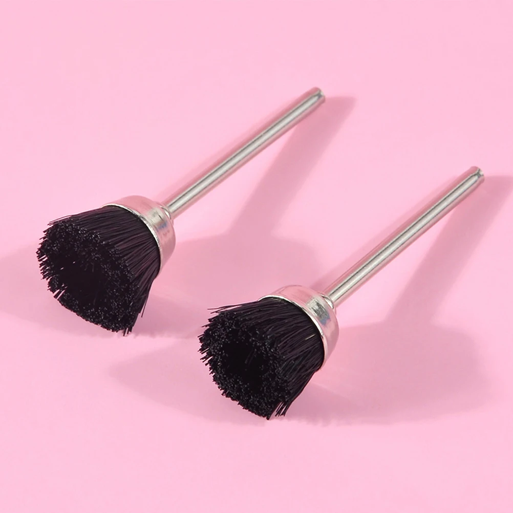 8 pçs limpeza para broca de unhas cerdas de ponta fina fácil acesso aos áreas confinadas uso duradouro acessórios da arte do prego manicure