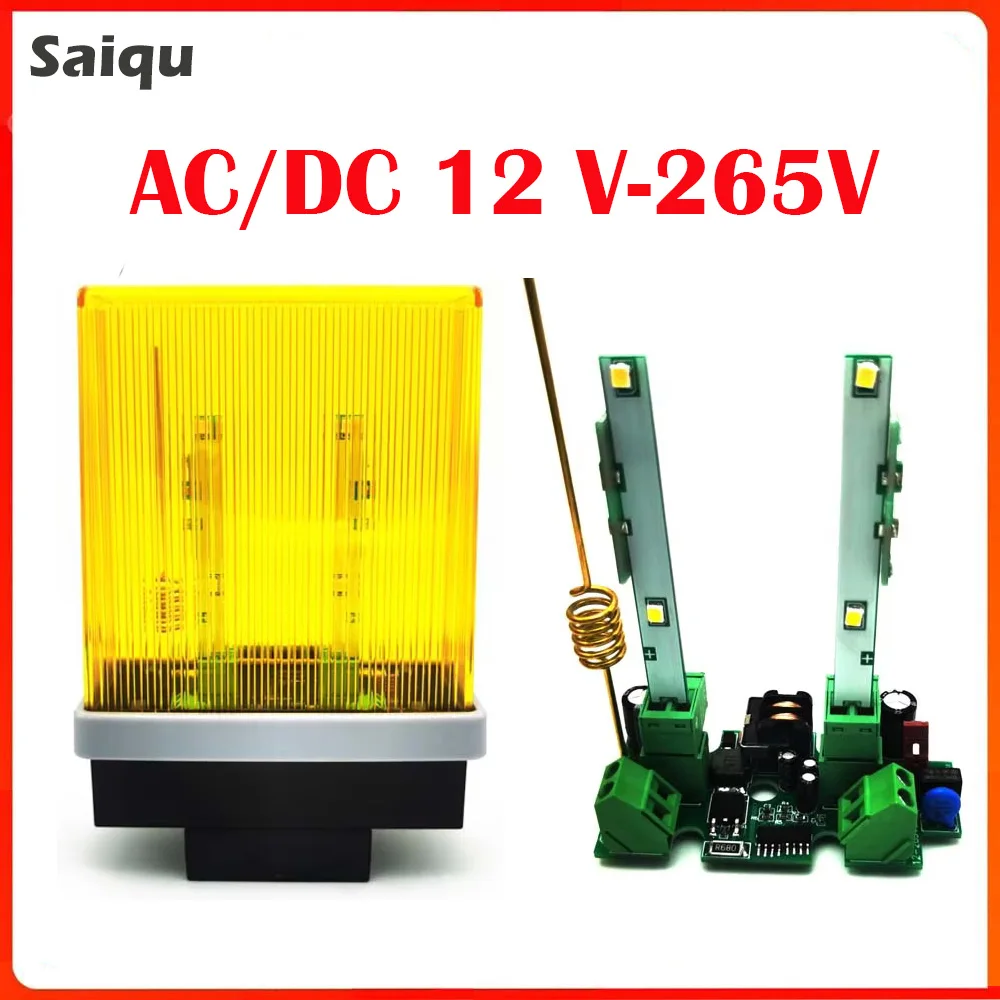 

12V-265V AC/DC Flashing Light Security Protection Automatic Door Warning Light Gate Opener