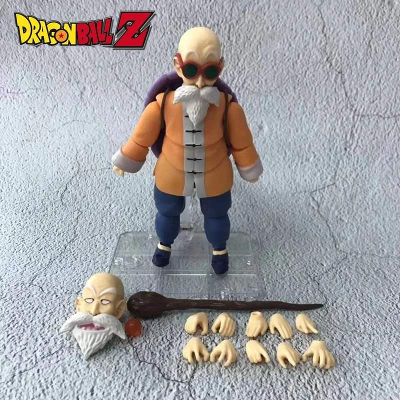 Action Figurine Dragon Ball Shf Master Roshi Anime Figure Collezione in PVC Decorazione Statua Modello Giocattoli per bambini Regalo di compleanno