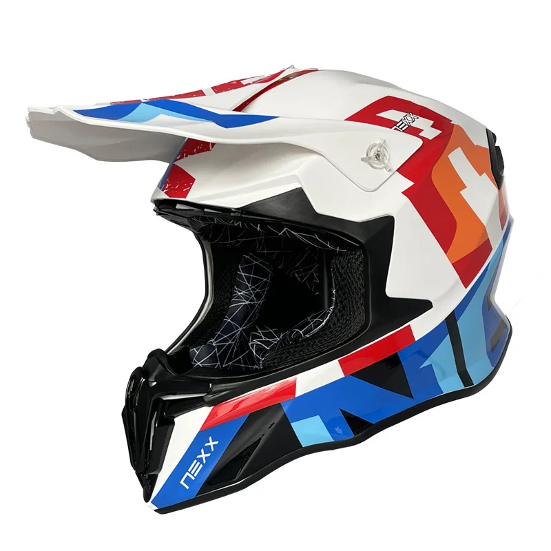 Motorhelm met zonnescherm Atv DOT Road Cross motorcrosshelm Off Road Racing Moto-helmen